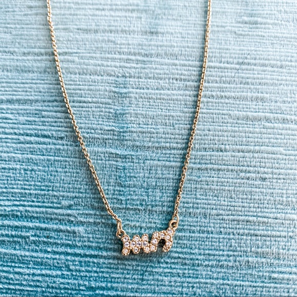 kate spade Jewelry - Kate Spade Mrs. Pave Necklace